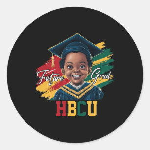 Sticker Rond Futur Hbcu Grad Black Boys Kids Graduation Hbcu 1