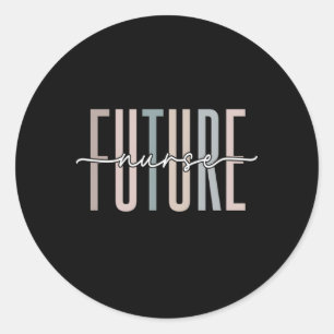 Sticker Rond Futur Infirmière Infirmière Infirmière Infirmière 