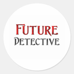 Sticker Rond Futur inspecteur