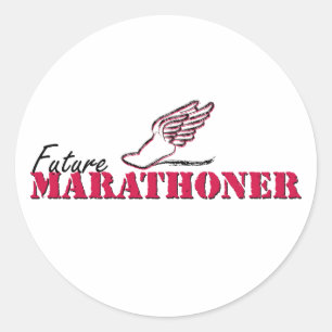 Sticker Rond Futur Marathoner