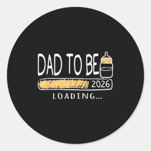 Sticker Rond Futur Papa 2026 Annonce de Grossesse à Venir Nouve