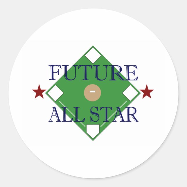 Sticker Rond Future All Star (Devant)