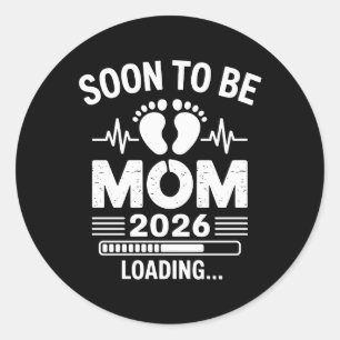 Sticker Rond Future Maman 2026 Annonce de Grossesse en Cours