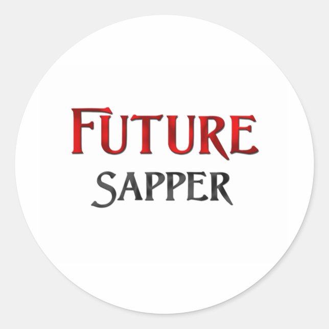 Sticker Rond Future Sapper (Devant)