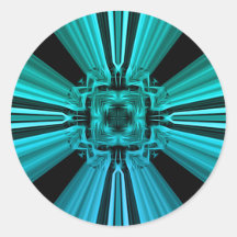 Futuristic Electric Plasma Fractal Design