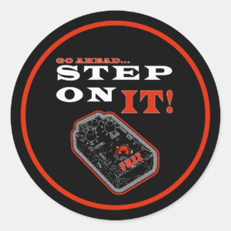 Sticker Rond Fuzz Étape suivante Sur lequel Fuzz