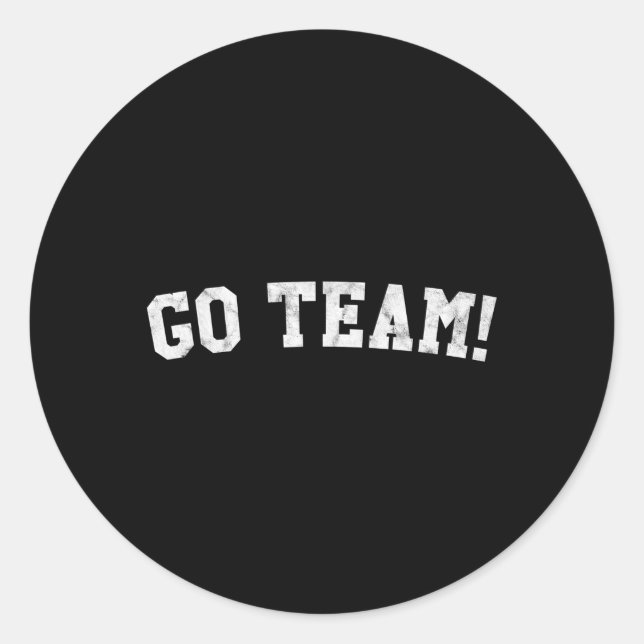Sticker Rond [fuzzy]Retour (Devant)