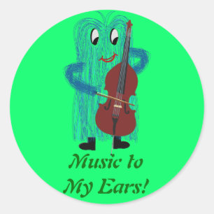 Sticker Rond FuzzyBassPlayer