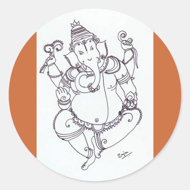 Sticker Rond g303 (Devant)