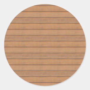 Sticker Rond Gabarit en bois vierge design élégant tendance Nat