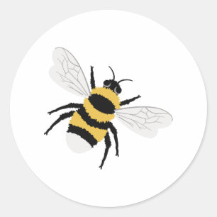 Sticker Rond Gaffez l'abeille