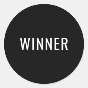 Sticker Rond Gagnant