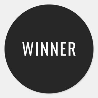 Sticker Rond Gagnant