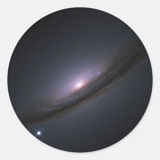 Sticker Rond Galaxie disque Supernova 1994D NASA (Devant)