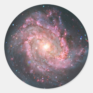 Sticker Rond Galaxie spirale M83