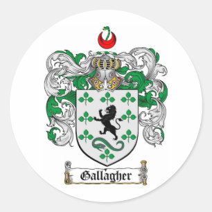 STICKER ROND GALLAGHER FAMILLE CREST - GALLAGHER BRAS
