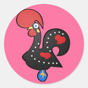 Sticker Rond Galo De Barcelos