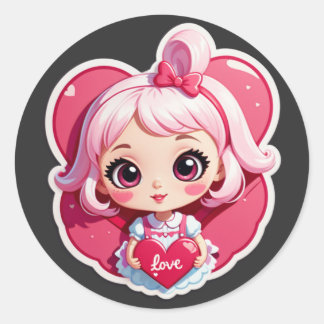 Sticker Rond Game Over? Never Love