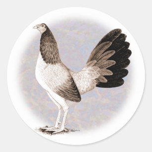 Sticker Rond Gamecock : Hennie
