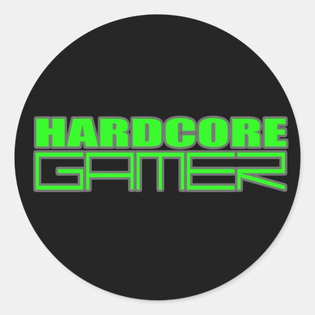 Sticker Rond Gamer (Devant)