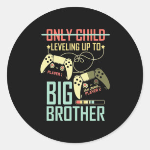 Sticker Rond Gamer Gift Big Brother 2021 Gamer