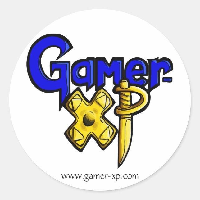 Sticker Rond Gamer-XP (Devant)