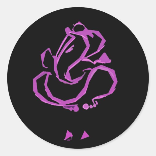 Sticker Rond Ganesh (Devant)