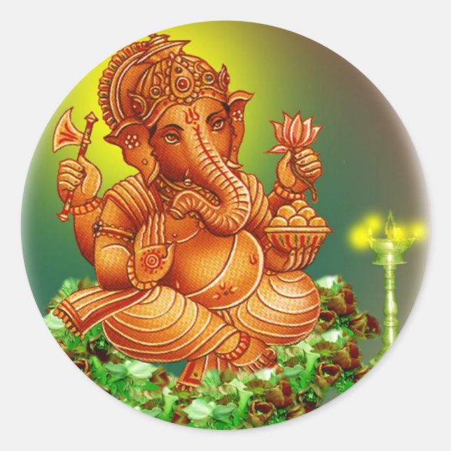 Sticker Rond ganesh (Devant)