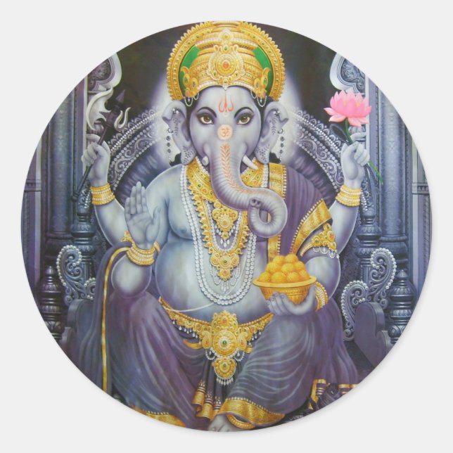 Sticker Rond Ganesha (Devant)