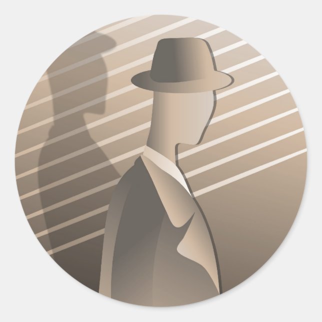 Sticker Rond Gangster (Devant)