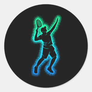 Sticker Rond Garçons de tennis Enfants Jeunesse Hommes 