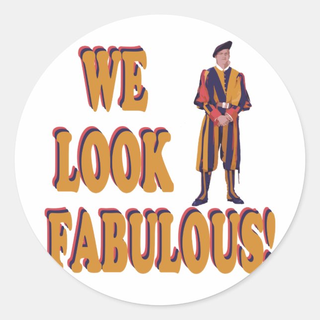 Sticker Rond Garde suisse (Devant)