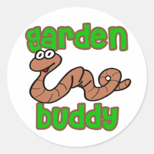 Sticker Rond Garden Buddy