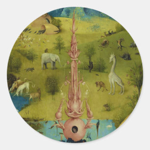 Sticker Rond Garden of Eden - Hieronymus Bosch