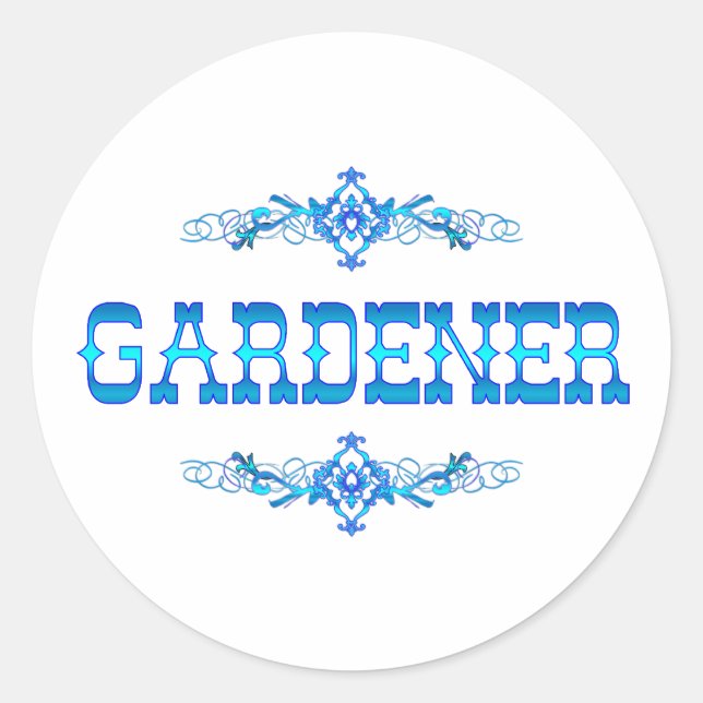 STICKER ROND GARDENER (Devant)