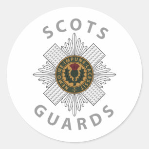 Sticker Rond Gardes écossais 2