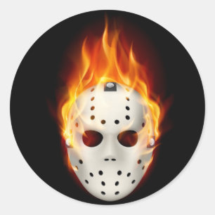 STICKER ROND GARDIEN DE BUT DE SMOKIN