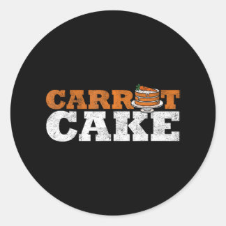 Sticker Rond Gâteau carotte gâteau Passion Gâteau boulanger Car