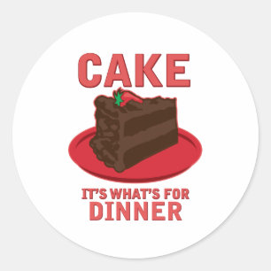 Sticker Rond Gâteau, c'est quoi pour DInner