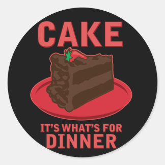 Sticker Rond Gâteau, c'est quoi pour DInner