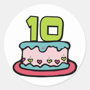 Autocollants Stickers Gateau Joyeux Anniversaire Zazzle Fr