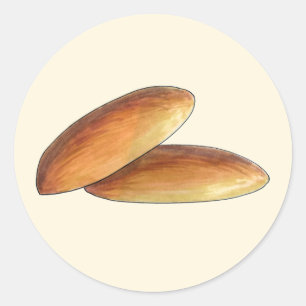 Sticker Rond Gâteaux de Bulla Gâteau traditionnel jamaïcain de