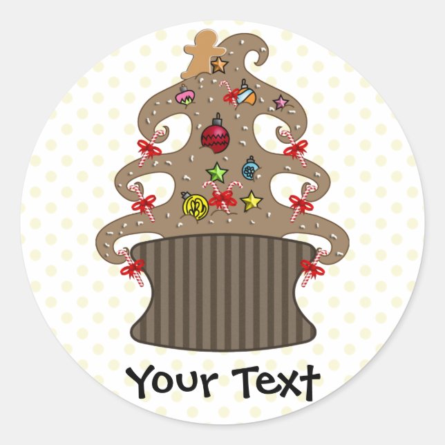Sticker Rond Gâteaux De Gîtes De Gîtes (Devant)
