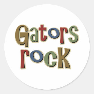 Sticker Rond Gators Rock