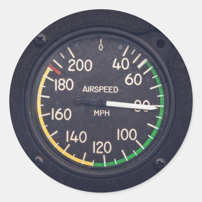 Sticker Rond Gauge de l'Airspeed (Devant)