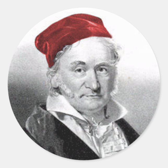 Sticker Rond Gauss (Devant)
