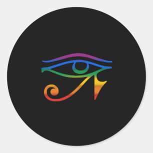 Sticker Rond Gay Goth Pride