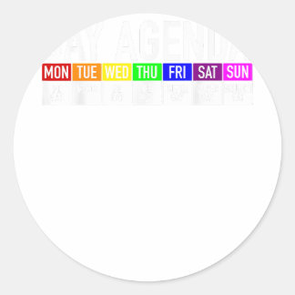 Sticker Rond Gay pride de l'agenda gay