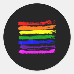 Sticker Rond GAY PRIDE du drapeau Gay pride LGBT 2022