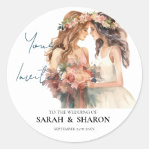 Gay pride Elegant Blush Mariage